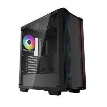 DeepCool CC560 with 4pcs ARGB Fans Black, Mid-Tower (R-CC560-BKTAA4-G-1)