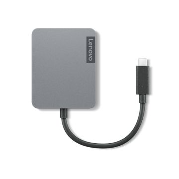 Lenovo 4X91A30366 interface hub USB 2.0 Type-C Grey