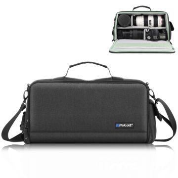 Puluz PU5016B Portable Camera Crossbody Shoulder Bag Digital Storage Lens Bag Black