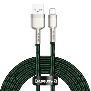 Baseus Cafule USB cable to Lightning 2.4A 2m Green (CALJK-B06)