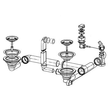 Franke WK Set Urban 651 with Connection Bridge (112.0597.969)