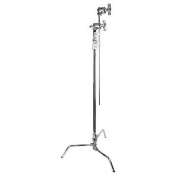 Kupo CT-40MK 40" Master C-Stand with Turtle Base Kit - Silver