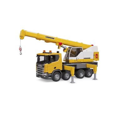 Bruder Scania Super 560R Liebherr Crane truck with Light & Sound Module (03571)