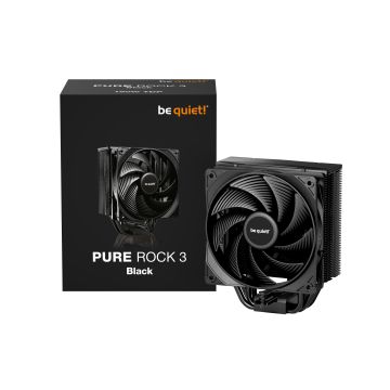 be quiet! Pure Rock 3 CPU Cooler - 120mm, Black (BK039)
