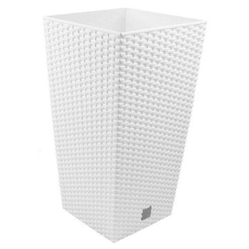Prosperplast Pot Rato Square 200x376x200 White
