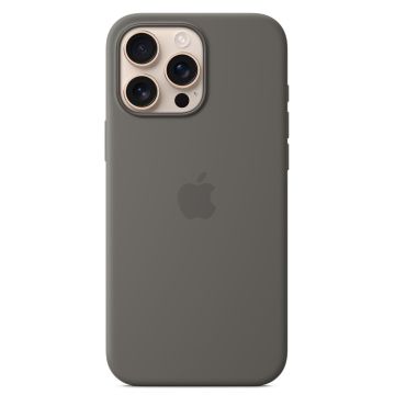 Apple iPhone 16 Pro Max Silicone Case with MagSafe Stone Gray MYYV3