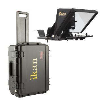 Ikan Elite Universal Tablet & iPad Pro Teleprompter Travel Kit (Version 2) (PT-ELITE-PRO2-TK)