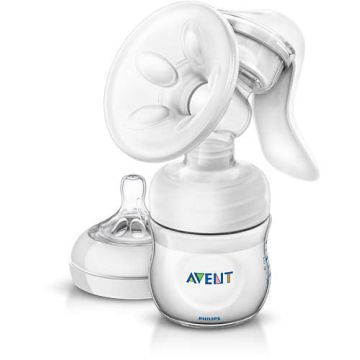 Philips Avent SCF330/20 Manual Breast Pump With Bottle