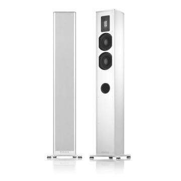 Piega Premium 501 White Varnished Aluminum Silver Fabric Cover (Single Speaker)