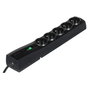 Ever CLASSIC 3m 5 AC outlet(s) 250 V Black