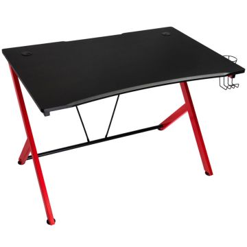 Nitro Concepts D12 Gaming Desk - black/red (NC-GP-DK-010)