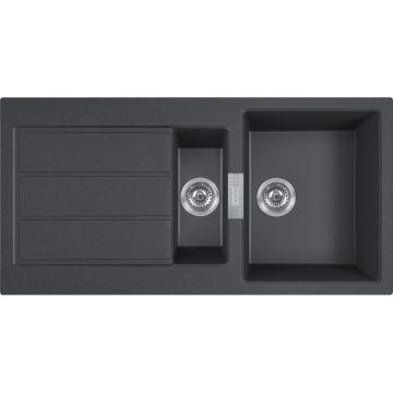 Franke Sirius 2 S2D 651-100 Carbon Melns (143.0615.629)