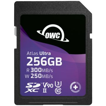 OWC SD Atlas S Ultra SDXC UHS-II R300/W250 (V90) 256GB OWCSDV90U0256