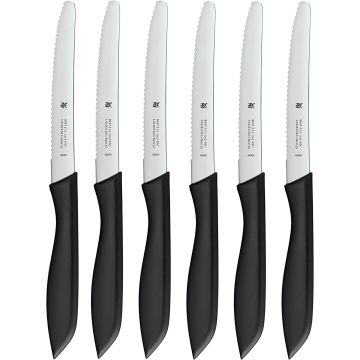 WMF Classic Line Breakfast Knife Set 6 Pieces Black, 23 cm (1896499990)