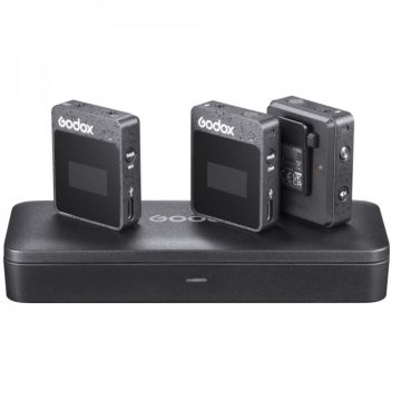 Godox MoveLink II M2 Compact Digital Wireless Microphone System (Black)