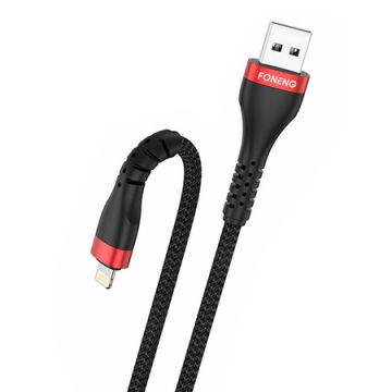 Foneng X82 Cable USB to Lightning 3A 1m Black