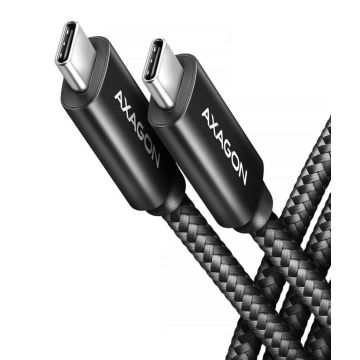 Axagon USB-C to USB-C Cable 1m 240W 8K Black (BUCM4X-CM10AB)