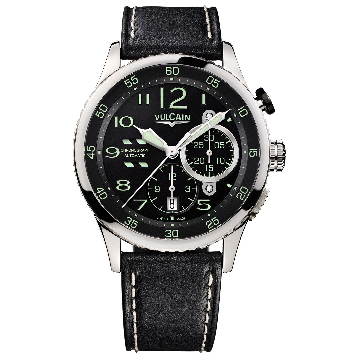 Vulcain Aviator Instrument Chronograph Men's Watch 590263A07.BFC002