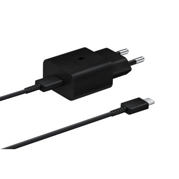Samsung USB Wall Charger Type-C 15W PD AFC + USB Type-C Cable Black (EP-T1510XBEGEU)