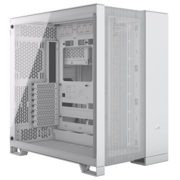 Corsair 6500D Airflow Mid Tower, Tempered Glass - White (CC-9011260-WW)