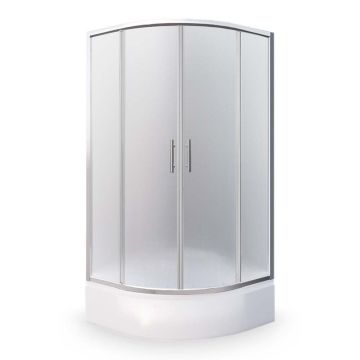 Roth Houston Neo Dušas Kabīne 90x90cm Briliants/Matēts Stikls (N0649)