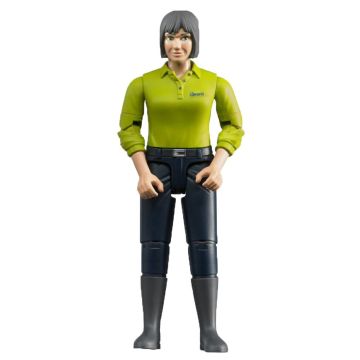 Bruder Woman Model Light Skin and Dark Blue Jeans (60405)