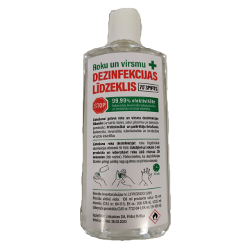 Hand gel and surface sanitizer 200ml 70% alcohol