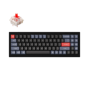 Keychron Q7 Gateron G Pro Red Switch Black US (Q7-C1)