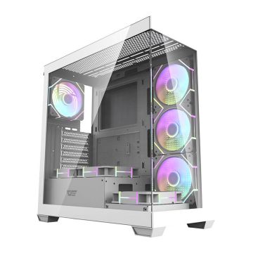 Darkflash DS900 (white) + 7 ARGB Fans