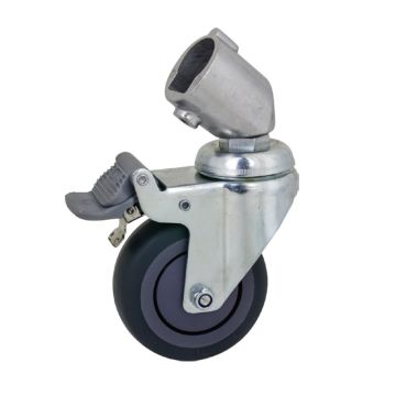 Kupo KC-080R 75mm Caster with Brake 22mm Round Adapter Set of Three