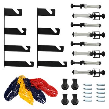 Caruba Suspension System for 4 Rolls Wall Mounting BGS-4