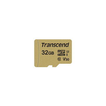 Transcend microSDHC 32GB 500S 95/60 MB/s UHS-I U3/U1, Class 10, V30 (TS32GUSD500S)