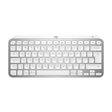 LOGITECH MX Keys Mini Membrane Wireless Backlit Keyboard (Pale Grey) (US)