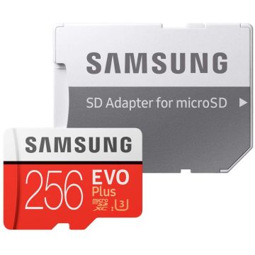 Samsung EVO+ 256GB microSDXC Card with Adapter (MB-MC256HA/EU)