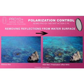 Kenko PRO1D+ INSTANT ACTION C-PL 55mm Polarizācijas Filtrs
