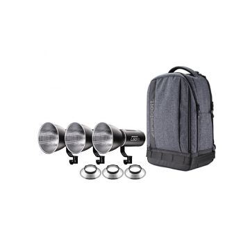 Westcott L60-B Bi-Color COB LED 3-Light Backpack Kit