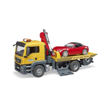 Bruder TGS Tow Truck with Roadster (03750)
