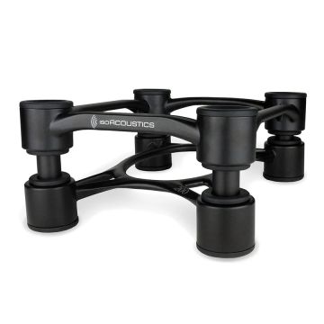 IsoAcoustics Aperta 200 Speaker Isolation Stands Black (Pair / Set of 2)