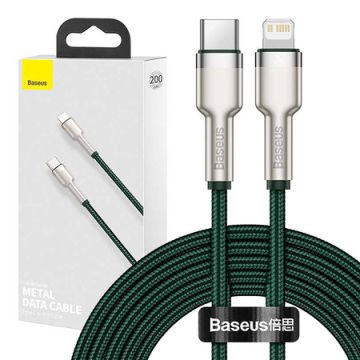 Baseus USB-C cable for Lightning 2m Green (CATLJK-B06)