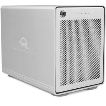 OWC Mercury Elite Pro Quad RAID 4 Bay with USB 3.1 Gen 2 (w./ Softraid OWC/RAID0/1/4/5/1+0) 80TB OWCMEQCTSRT80