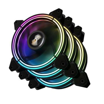 Darkflash CF11 Pro 3in1 120x120 (black) Computer Fan set ARGB