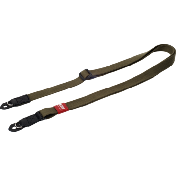 Artisan & Artist ACAM-100A Slim & Soft Cloth Camera strap - Leica M/mirrorless (with Ring) Khaki