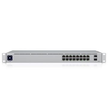 UbiQuiti UniFiSwitch 16 Rackmount Gigabit Managed Switch - 8x PoE+ (USW-16-POE)