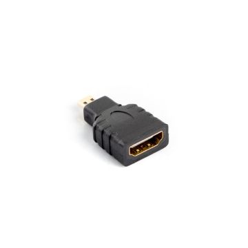 Lanberg Cable Gender Changer HDMI Micro HDMI Black (AD-0015-BK)