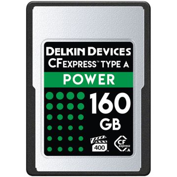 Delkin Devices 160GB POWER CFexpress Type A Memory Card (DCFXAPWR160)