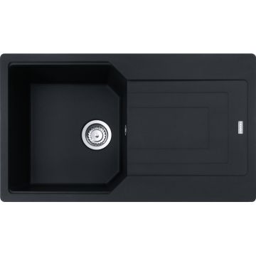 Franke Urban UBG 611-86 Abpusēja 86x50cm PopUp Matēts Melns (114.0682.521)