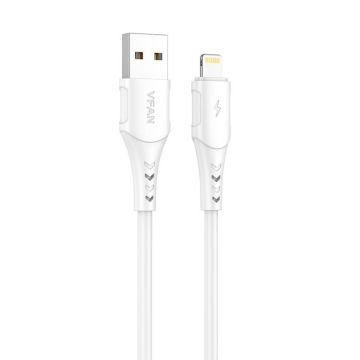 VFAN Colorful X12 USB to Lightning cable 3A 1m White (X12LT)