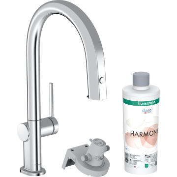 Hansgrohe Aqittura M91 Filtersystem 210 Maisītājs ar Izvelk. Snīpi, Sbox Hroms (76800000)
