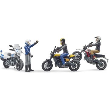 Bruder bworld Scrambler Ducati police motorcycle (62731)