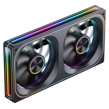 Jonsbo ZA-240 Fan, PWM, ARGB - 240mm, black (ZA-240B)